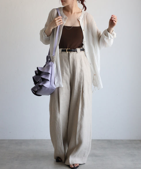 【雑誌掲載・ショップチャンネルOA商品】2WAYフリルハンドバッグ 12-1162